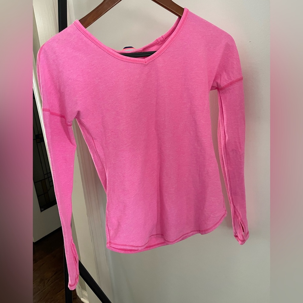 Ivivva by lululemon, longsleeve girls, pink top size 10